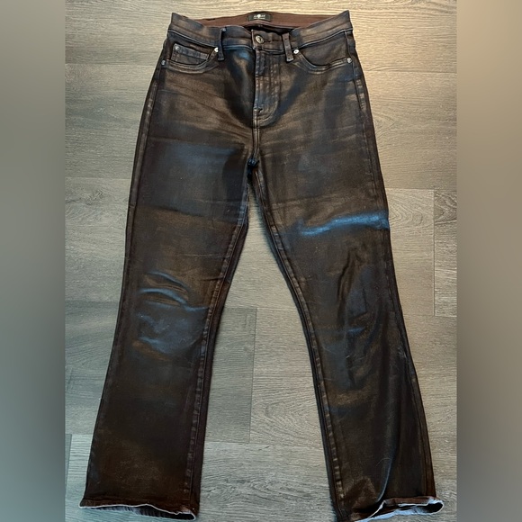 7 for all man king wax brown jeans size 26 - Picture 5 of 7